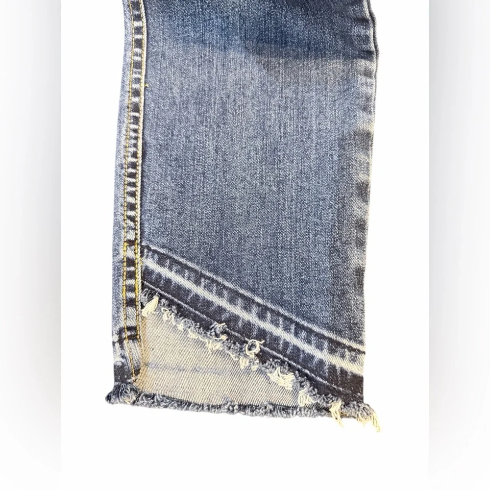 7 For All Mankind Roxanne Ankle Cropped Jean with Diagonal Hem Women's-28